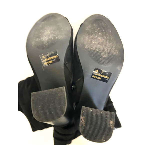 CHARLOTTE RUSSE Peep Toe Sling Back Heeled Boots (Size 7) - Picture 10 of 10